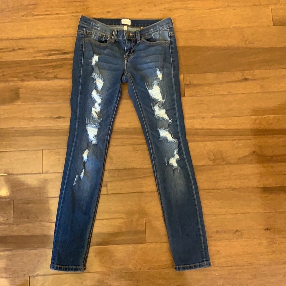 Sneak Peek Distressed Jeans